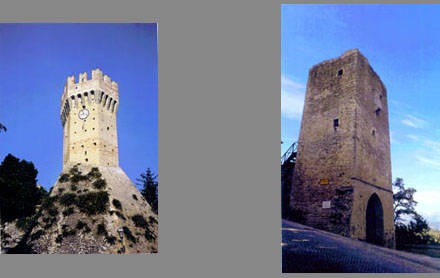 La torre di Porchia (Montalto) - Il torrione di Porta San Francesco (Force)